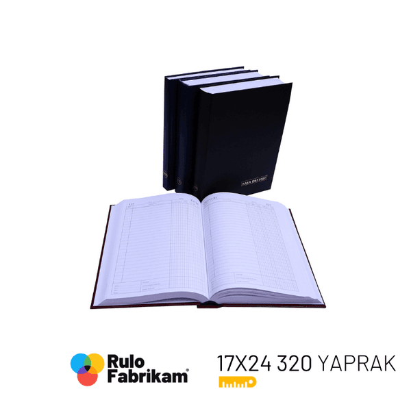Kasa Defteri 17 x 24 cm 320 Yaprak