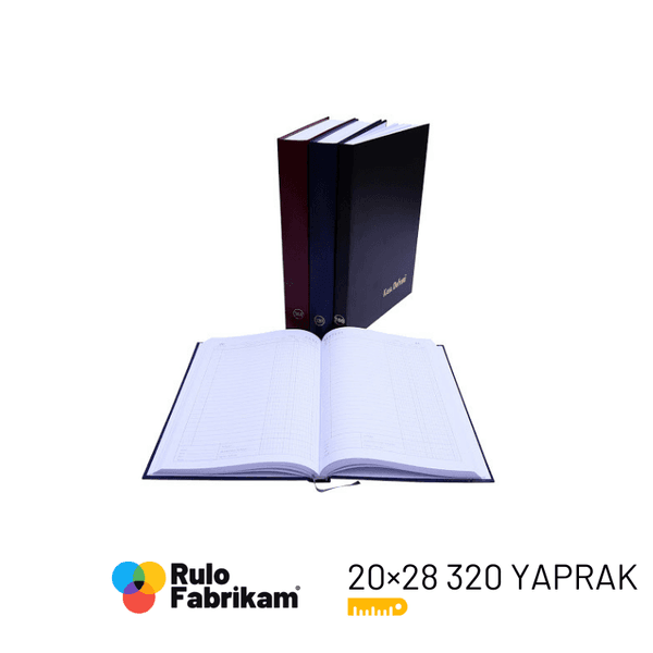 Kasa Defteri 20 x 28 cm 320 Yaprak