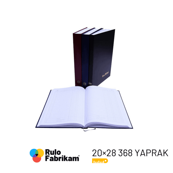 Kasa Defteri 20 x 28 cm 368 Yaprak