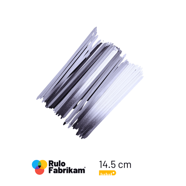 Dosya Teli 14,5 cm 1000’li Paket, telli dosyalar için 14,5 cm metal dosya teli, 1000 adetlik paket, önden