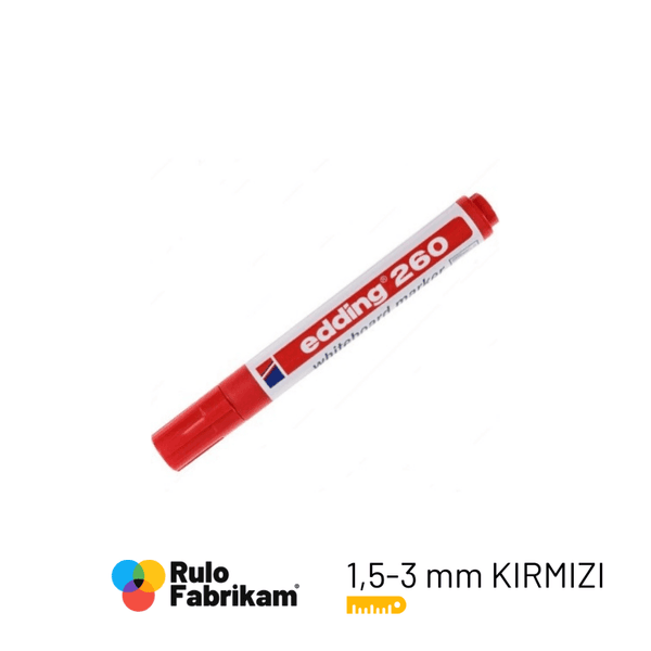 Edding Beyaz Tahta Kalemi Kırmızı E-260