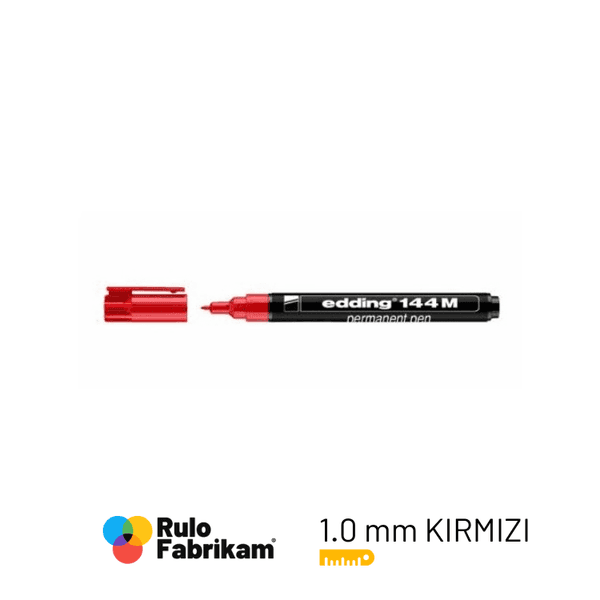 Edding Asetat Kalemi Kırmızı E-144M