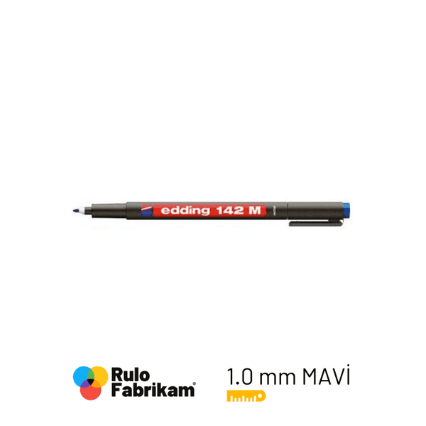 Edding Asetat Kalemi Mavi E-142M