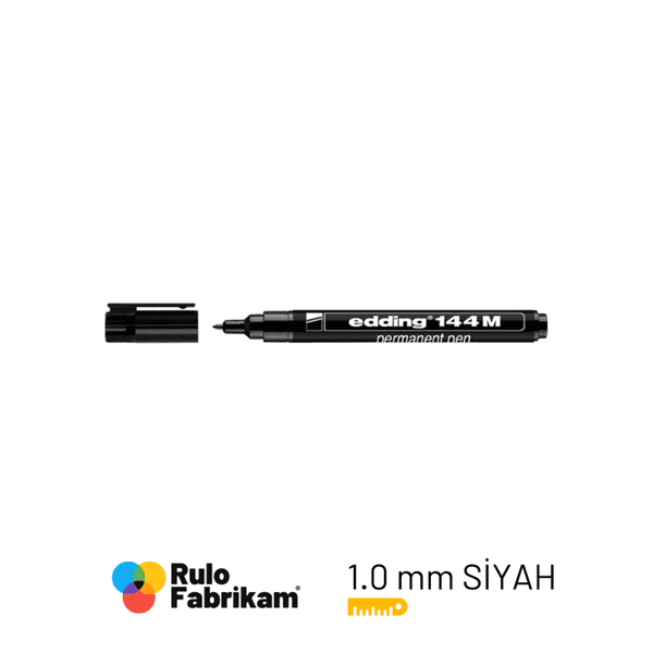 Edding Asetat Kalemi Siyah E-144M