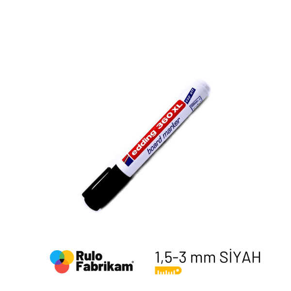 Edding Beyaz Tahta Kalemi Siyah E-360Xl