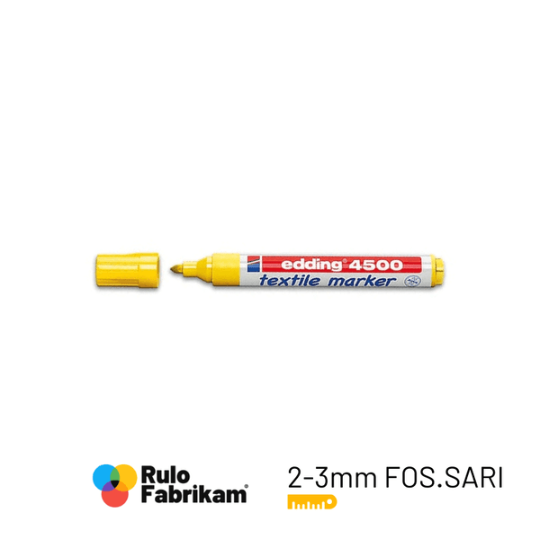 Edding T-Shirt Kalemi Fosforlu Sarı E-4500