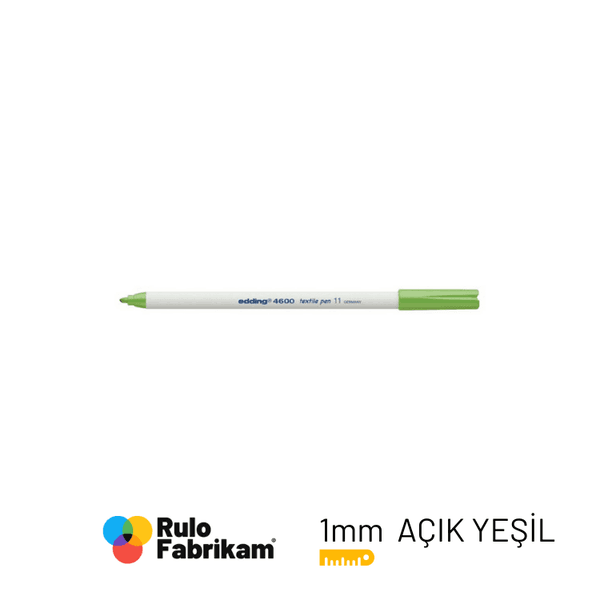 Edding T-Shirt Kalemi Açık Yeşil E-4600