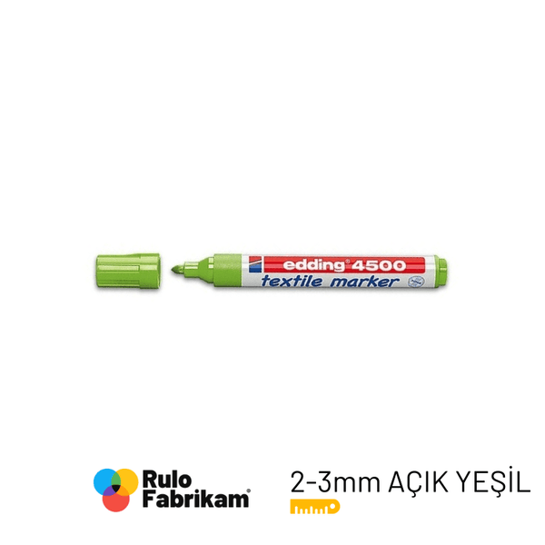 Edding T-Shirt Kalemi Açık Yeşil E-4500