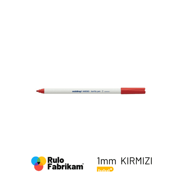 Edding T-Shirt Kalemi Kırmızı E-4600