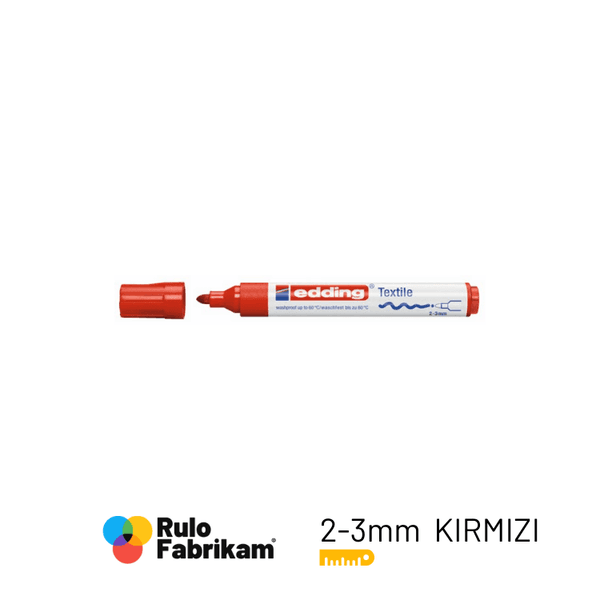 Edding T-Shirt Kalemi Kırmızı E-4500