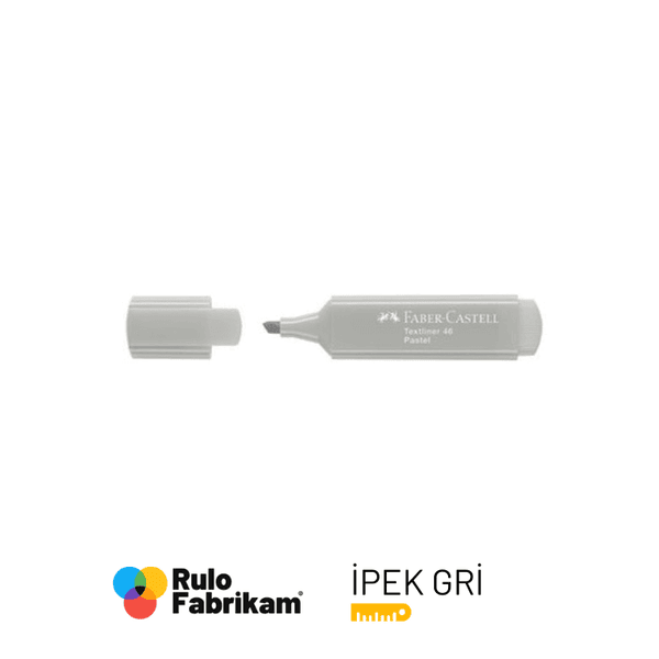 Faber Fosforlu Kalem 46 İpek Gri