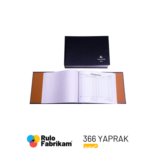Kasa Defteri Kopyalı 366 Yp Tekgün