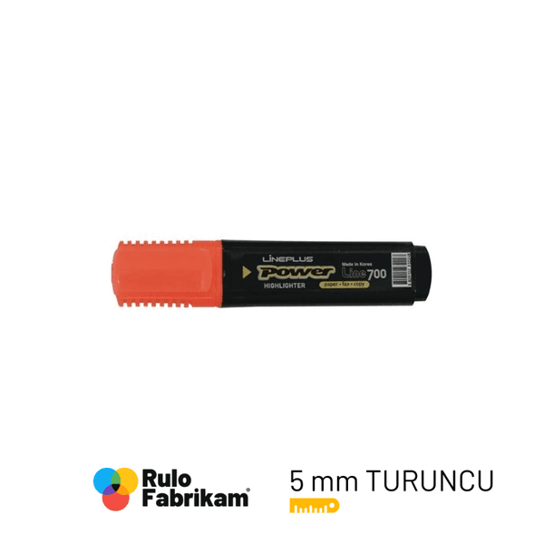 Lineplus Hı-700C Fosforlu Kalem Turuncu