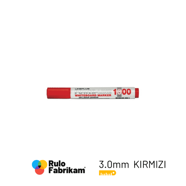 Lineplus 1000B Tahta Kalemi Kırmızı