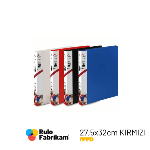 Önder Pp Kollu Sıkıştırmalı Dosya Kırmızı