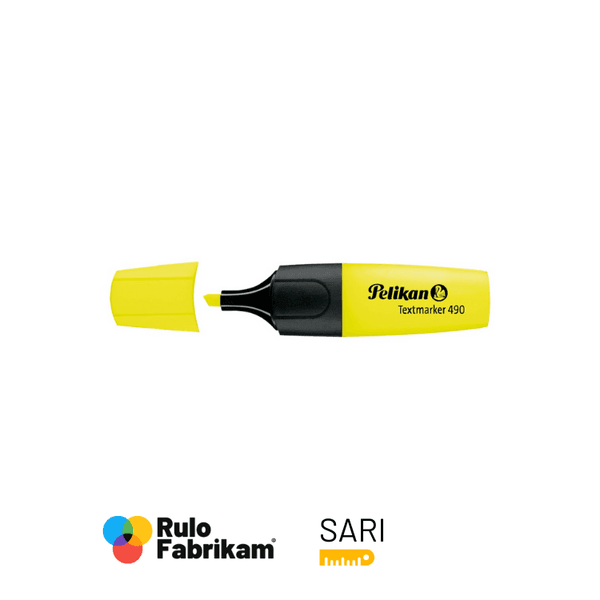 Pelikan 490 Fosforlu İşaretleme Kalemi Sarı