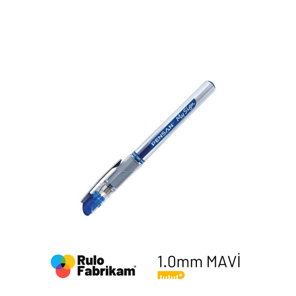Pensan My Sign jel roller imza kalemi mavi 1 mm görünümü, ürün görünümü