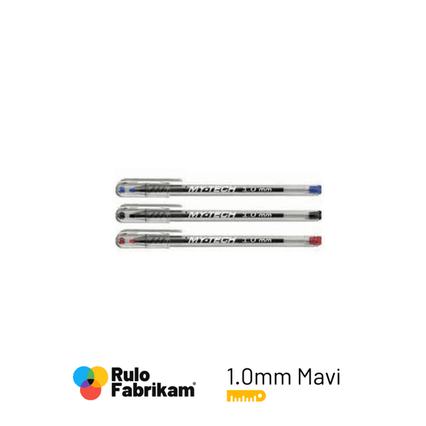 Pensan My-Tech tükenmez kalem mavi 25'li paket görünümü, ürün görünümü