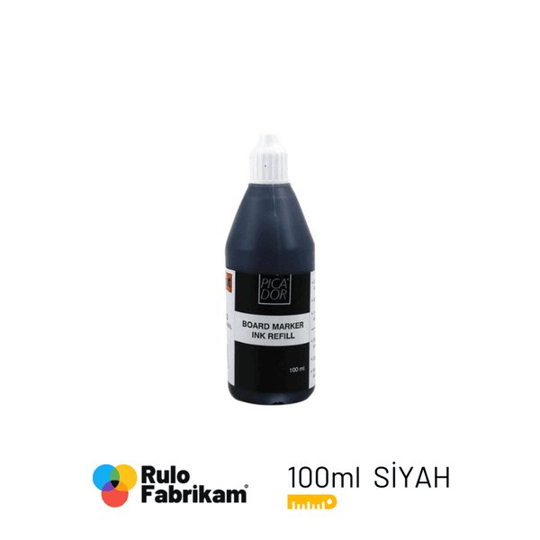 Picador Board Marker Mürekkebi Siyah 100Ml