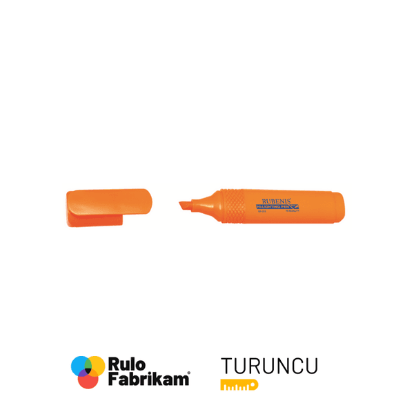 Rubenis Fosforlu Kalem Turuncu