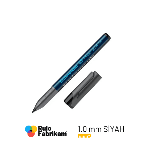 Schneıder Maxx 224 M Asetat Kalemi 1,0 Mm Siyah