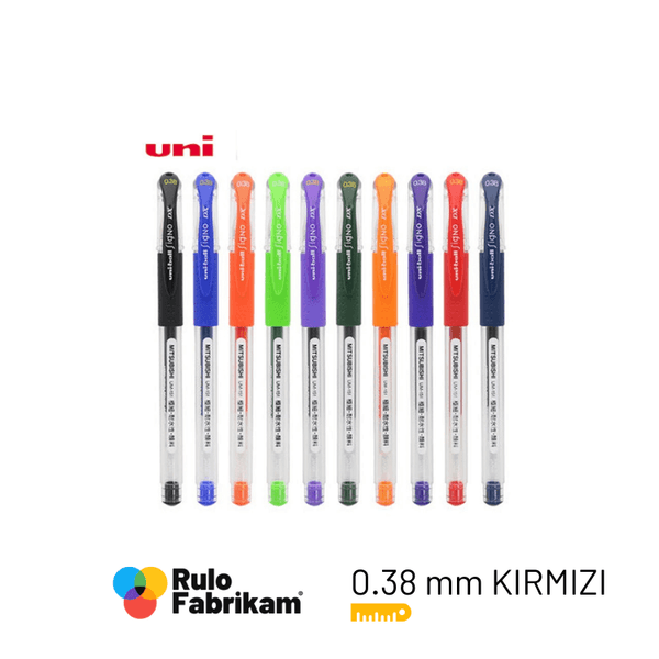 Uniball Signo Needle 0.38 İğne Uçlu Jel Kalem Kırmızı