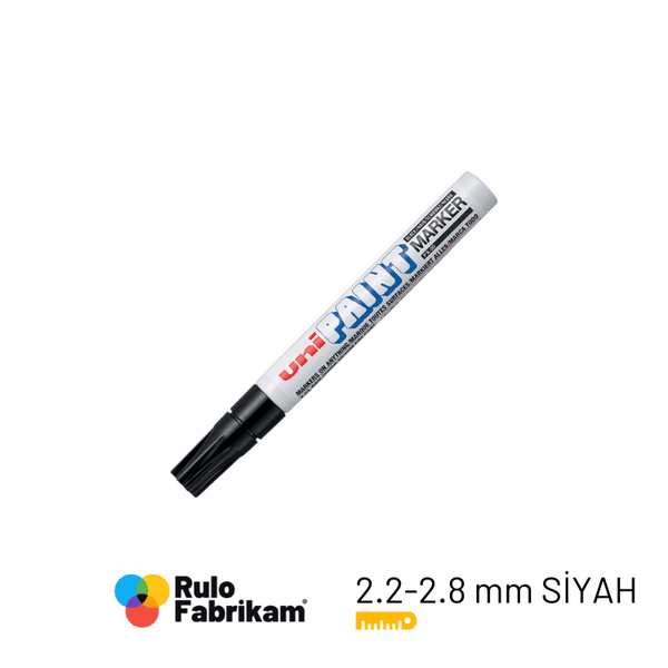 Uniball Paınt Marker 2.2-2.8 Boyama Markörü Siyah