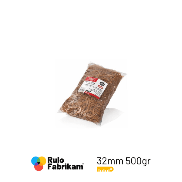 Cassa Ambalaj Lastiği 500 gr midi boy naturel paket lastiği, ürün görünümü