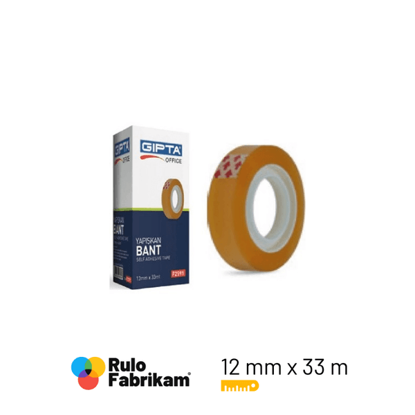 Gıpta Bant 12mmx33m 12'li