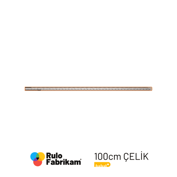 Rubenis 100cm Çelik Cetvel