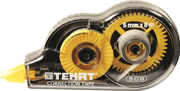 Temat 508 Daksil Şerit Silici 5mmx8m