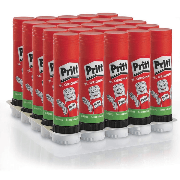 Pritt Stick Yapıştırıcı on bir gramlık küçük gövdeli stick görünümü