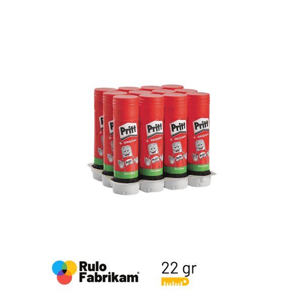 Pritt Stick Yapıştırıcı yirmi iki gramlık orta gövdeli stick görünümü