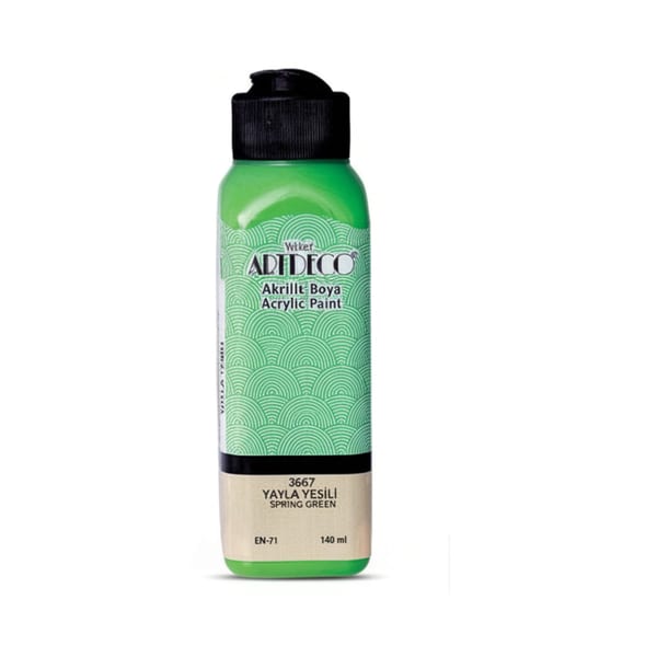 Artdeco Akrilik Boya 500 ml yayla yeşili büyük kutu görünümü
