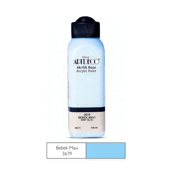 Artdeco Akrilik Boya Bebek Mavi 140ml 3679