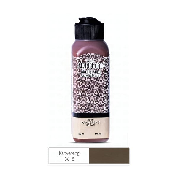 Artdeco Akrilik Boya Kahverengi 140ml 3615