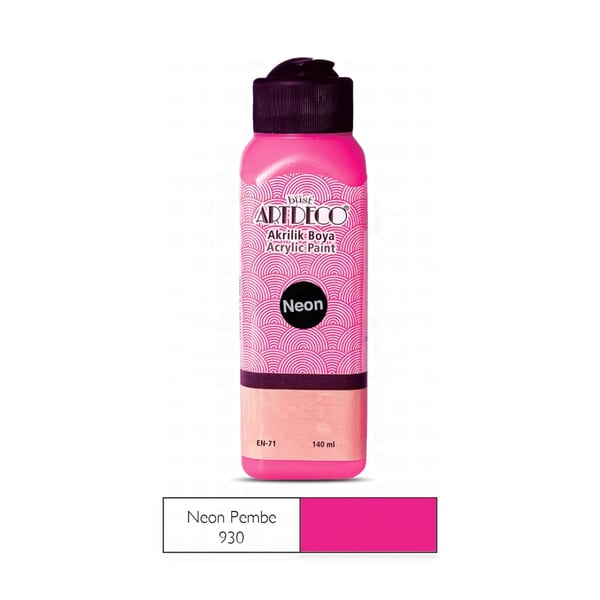 Artdeco Akrilik Boya Neon Pembe 140ml 930