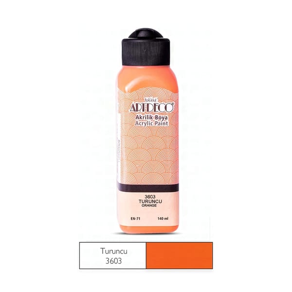 Artdeco Akrilik Boya Turuncu 140ml 3603