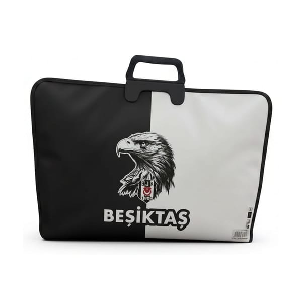 Beşiktaş proje çantası çizim ve pafta taşıma çantası görünümü