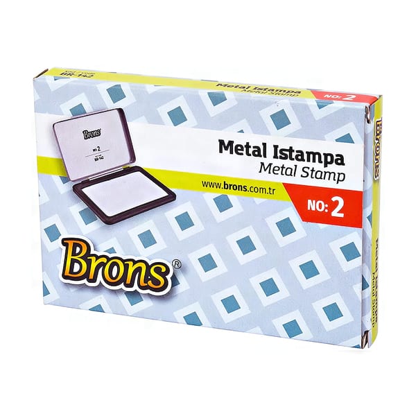 Brons Istampa Metal No:2 orta yüzeyli metal ıstampa görünümü