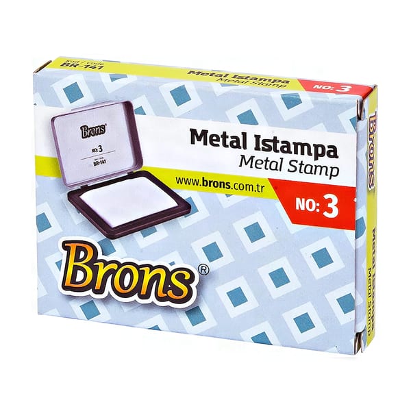 Brons Istampa Metal No:3 geniş yüzeyli metal ıstampa görünümü