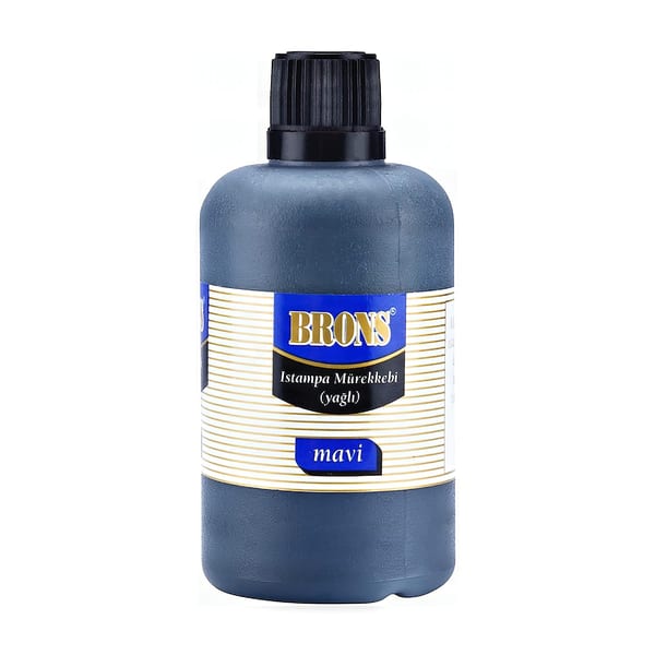 Brons Istampa Mürekkebi Mavi 500 gr