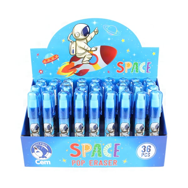 Dolphin SPC-6288 roket biçimli figürlü silgi gövdesi görünümü