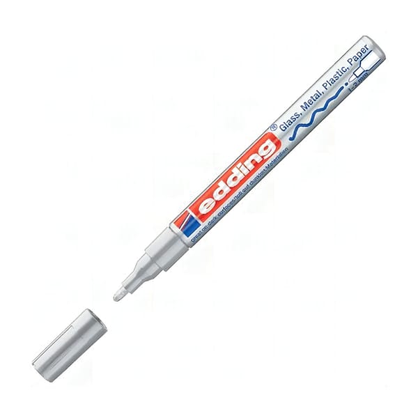 Edding Boya Dekor Markörü Gümüş E-751
