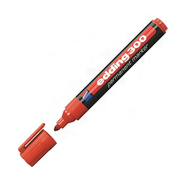 Edding Permanent Markör Kırmızı E-300