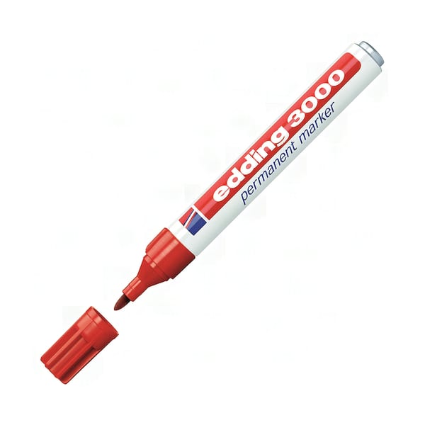 Edding Permanent Markör-Kırmızı E-3000