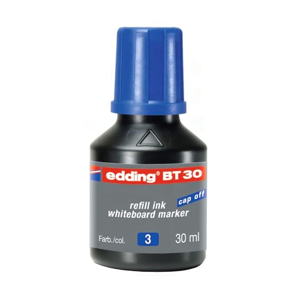 Edding Tahta Kalemi Mürekkebi 30 ml Mavi E-BT30