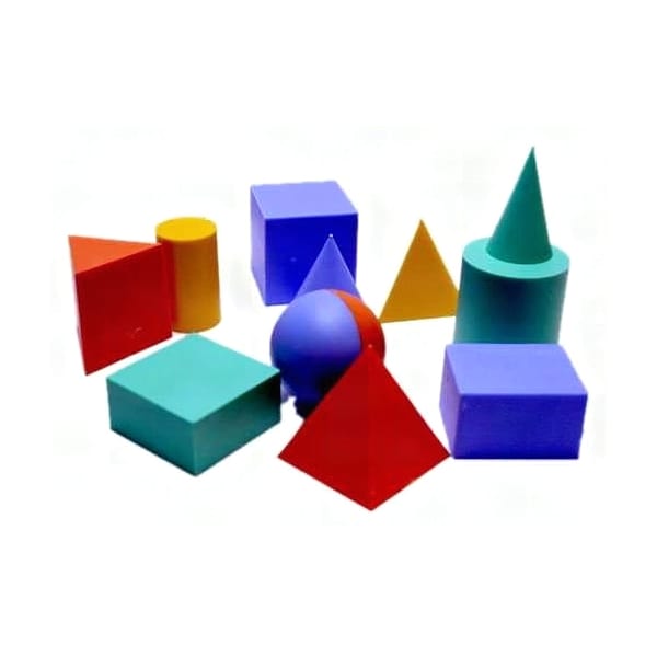 Hatas Geometrik cisimlerin üç boyutlu set hâlinde yan yana duruşu