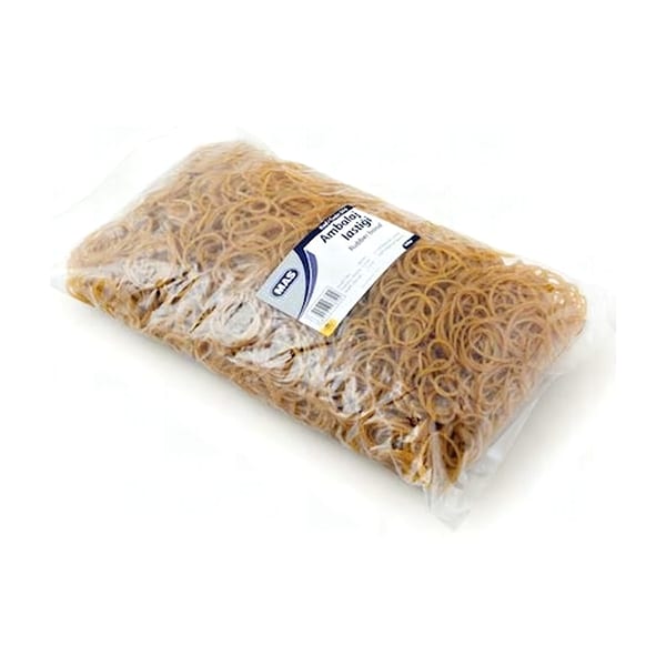 Mas Ambalaj Lastiği mini çaplı 500 gr paket lastiği görünümü