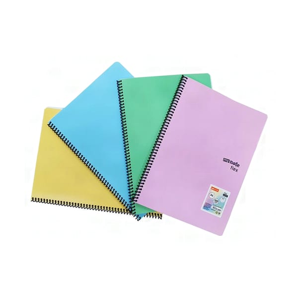 Mynote Flex A4 doksan altı yapraklı kareli defter tek kare içinde duruşu